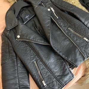 Vegan leather jacket